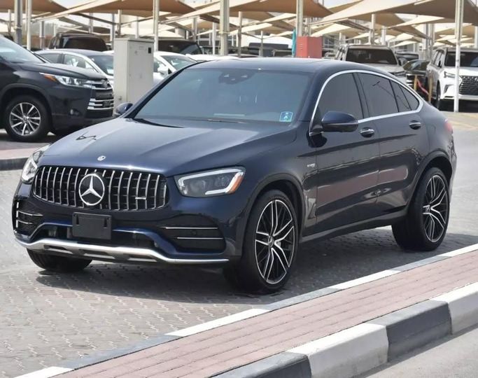 Used Mercedes-Benz GLC AMG 43 AMG I (X253) Facelift, 3.0 l, 2020 in Sharjah by Alfaris Used Cars, Blue color. Other | AUTO.AE