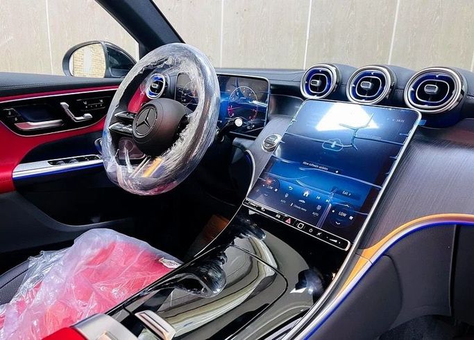 New Mercedes-Benz GLC Coupe 200 II (C254), 2.0 l, 2025 in Sharjah by Speed Cars, Grey color. GCC Specs | AUTO.AE