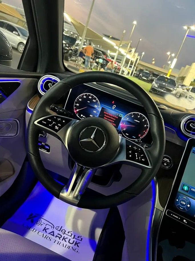 Used Mercedes-Benz GLC 300 II (X254), 2.0 l, 2023 in Sharjah by Karkuk Used Cars, Grey color. American Specs | AUTO.AE