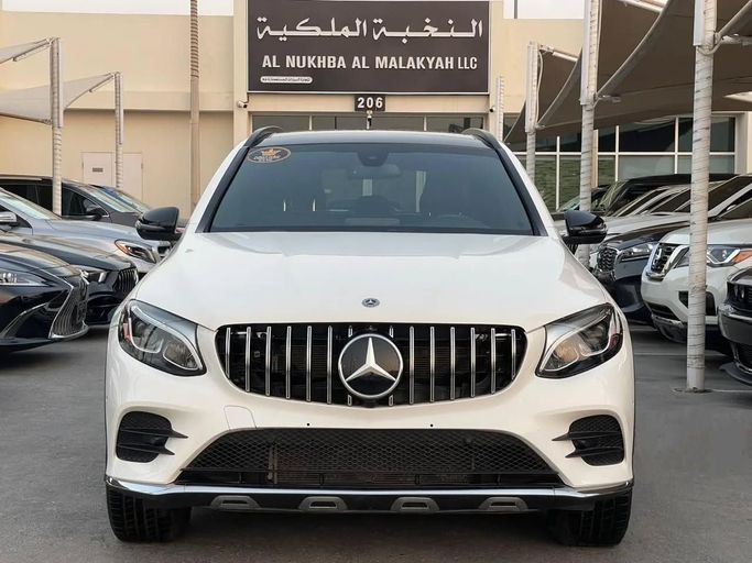 Used Mercedes-Benz GLC 300 I (X253) Facelift, 2.0 l, 2019 in Sharjah by Al Nukhba Al Malakyah Used Cars, White color. Canadian Specs | AUTO.AE