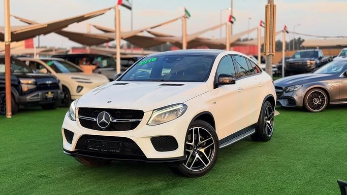Used Mercedes-Benz GLE AMG 43 AMG I (W166), 3.0 l, 2019 in Sharjah by Badar Used Cars, White color.  | AUTO.AE