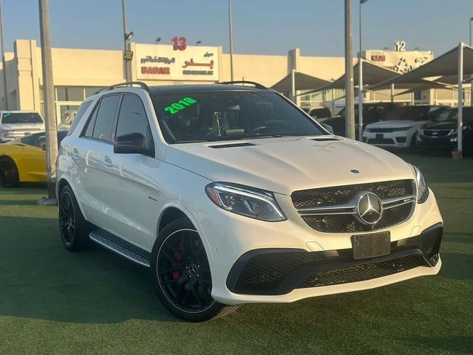 Used Mercedes-Benz GLE AMG 63 AMG S I (W166), 5.5 l, 2018 in Sharjah by Badar Used Cars, White color.  | AUTO.AE