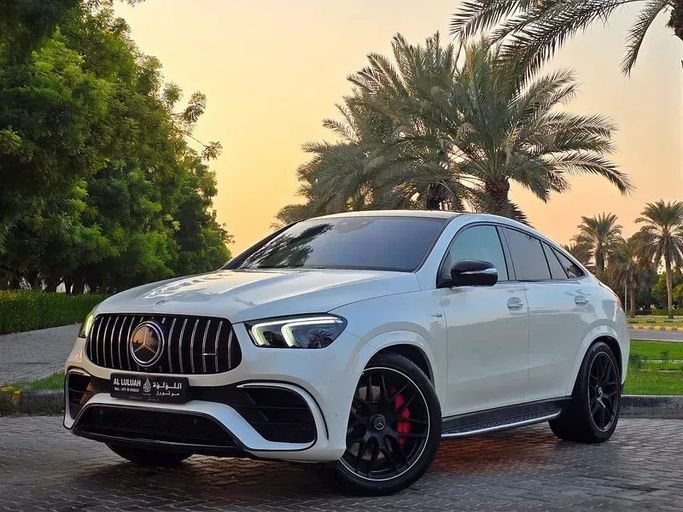 Used Mercedes-Benz GLE Coupe AMG 63 AMG S II (C167), 4.0 l, 2021 in Sharjah by Al Luluah Al Baithaa, White color. GCC Specs | AUTO.AE