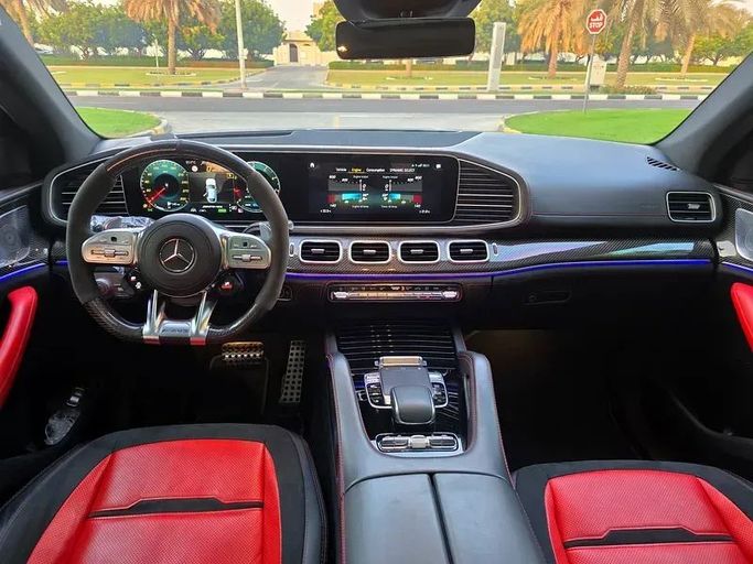 Used Mercedes-Benz GLE Coupe AMG 63 AMG S II (C167), 4.0 l, 2021 in Sharjah by Al Luluah Al Baithaa, White color. GCC Specs | AUTO.AE