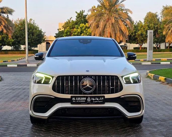 Used Mercedes-Benz GLE Coupe AMG 63 AMG S II (C167), 4.0 l, 2021 in Sharjah by Al Luluah Al Baithaa, White color. GCC Specs | AUTO.AE