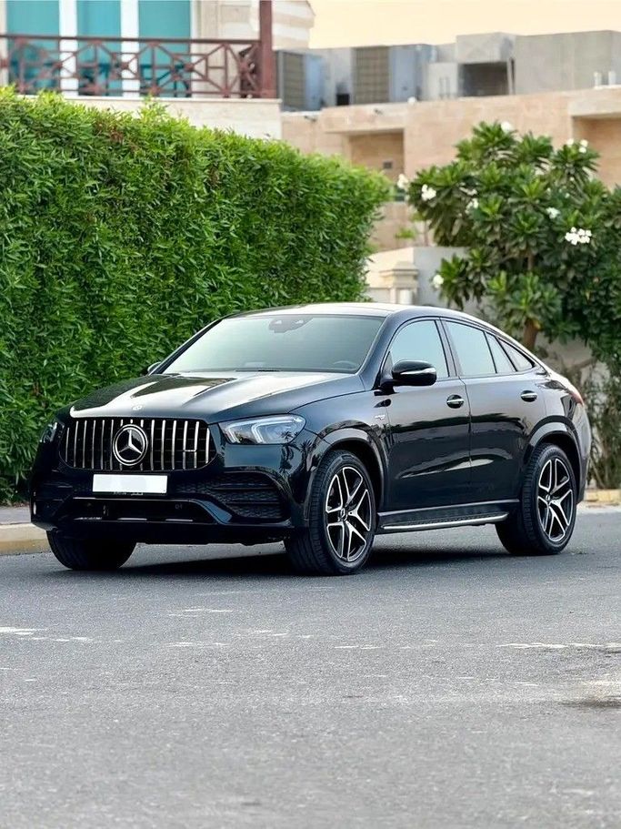 Used Mercedes-Benz GLE Coupe AMG 53 AMG II (C167), 3.0 l, 2022 in Sharjah by Al Najm Al Awal used cars, Green color. Japanese Specs | AUTO.AE