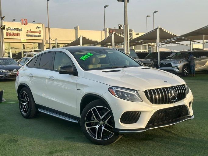 Used Mercedes-Benz GLE Coupe 450 AMG I (C292), 3.0 l, 2016 in Sharjah by Badar Used Cars, White color.  | AUTO.AE