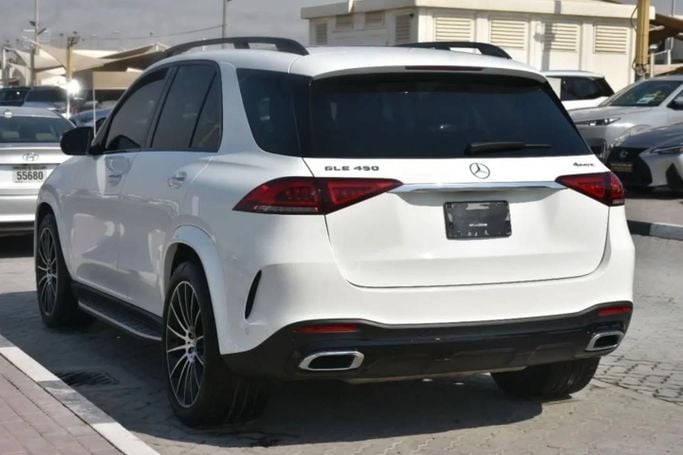 Used Mercedes-Benz GLE 450 II (V167), 3.0 l, 2020 in Sharjah by Alfaris Used Cars, White color. Other | AUTO.AE