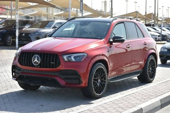 Used Mercedes-Benz GLE 450 II (V167), 3.0 l, 2020 in Sharjah by Alfaris Used Cars, Red color. Other | AUTO.AE