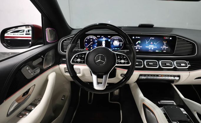 Used Mercedes-Benz Maybach GLS 600 I, 4.0 l, 2022 in Sharjah by Al Qassem Cars Trading, Red color. Korean Specs | AUTO.AE