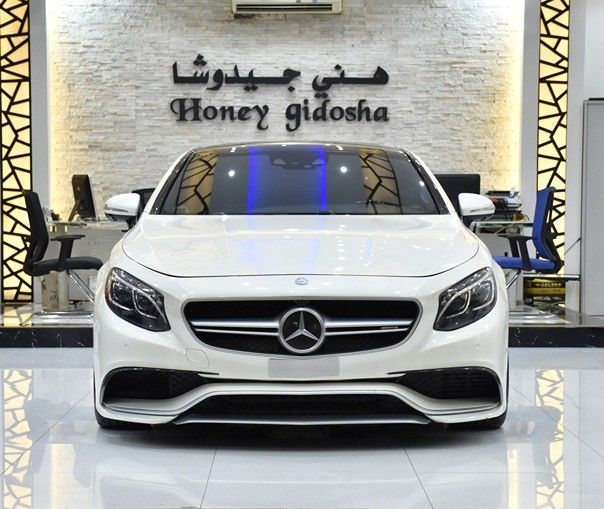Used Mercedes-Benz S-Class AMG 63 AMG III (W222, C217), 5.5 l, 2016 in Sharjah by Honey Gidosha Used Cars Tr., White color.  | AUTO.AE