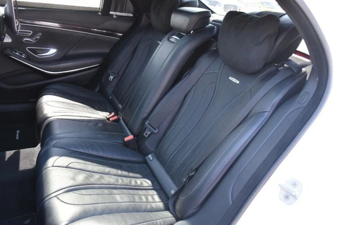 Подержанный Mercedes-Benz S-Class AMG 63 AMG III (W222, C217), 5.5 л, 2015 в Шардже от Alfaris Used Cars Белый цвет. Other | AUTO.AE