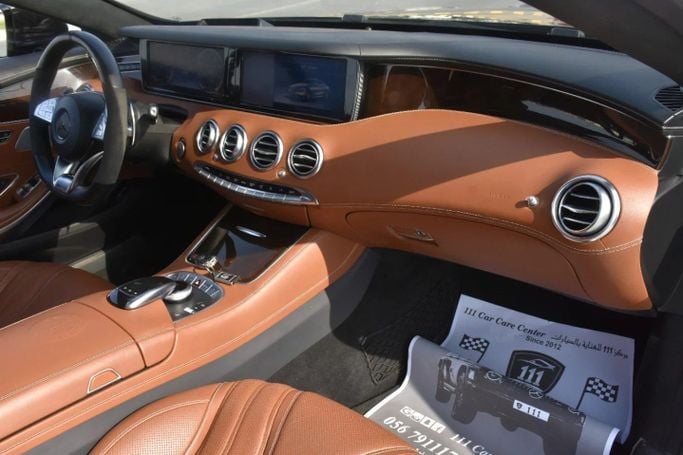 Подержанный Mercedes-Benz S-Class AMG 63 AMG III (W222, C217), 5.5 л, 2016 в Шардже от Alfaris Used Cars Черный цвет. Other | AUTO.AE
