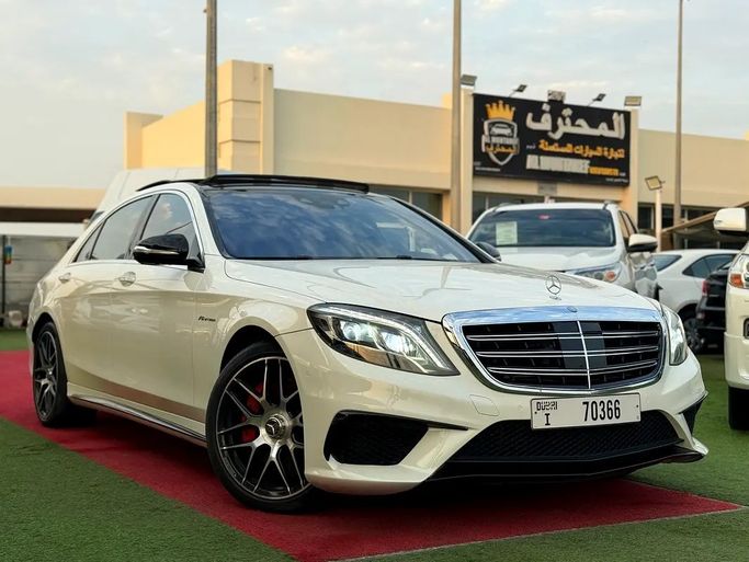 Подержанный Mercedes-Benz S-Class AMG 63 AMG Long III (W222, C217), 5.5 л, 2014 в Шардже от Al Muhtaref Used Cars Белый цвет. Японская | AUTO.AE | Объявление #272358