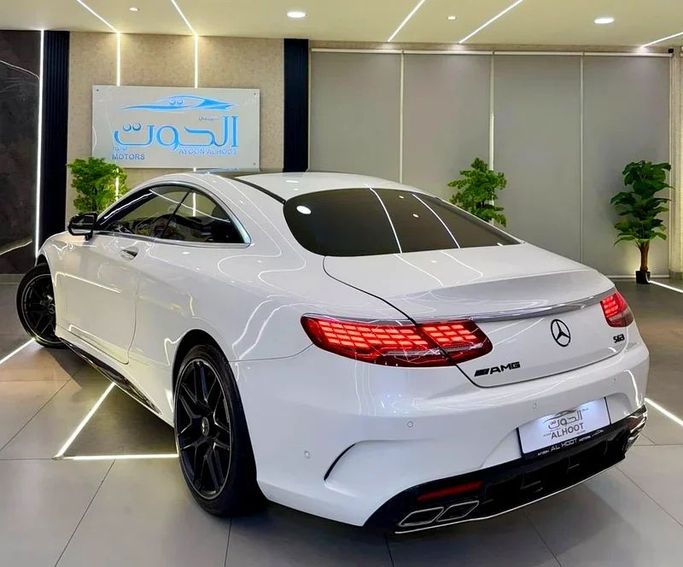 Used Mercedes-Benz S-Class 500 9G-TRONIC VI (W222, C217), 4.7 l, 2016 in Sharjah by Ayoon Alhoot Motors, White color. GCC Specs | AUTO.AE