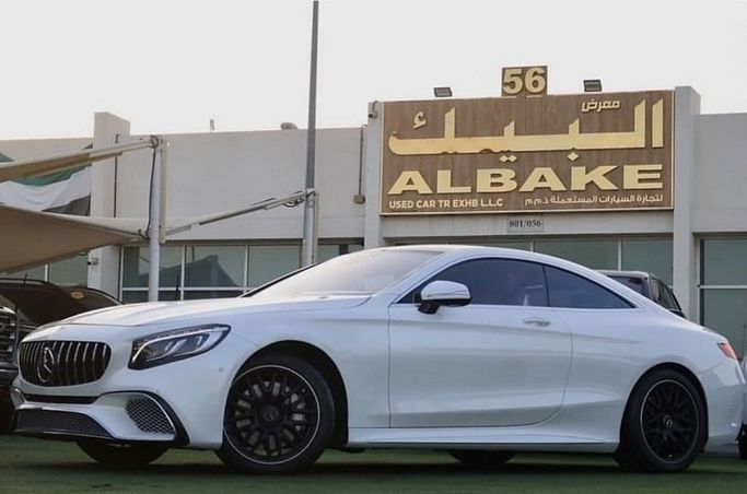 Подержанный Mercedes-Benz S-Class 550 VI (W222, C217), 4.7 л, 2015 в Шардже от Al Bake Used Cars Белый цвет.  | AUTO.AE