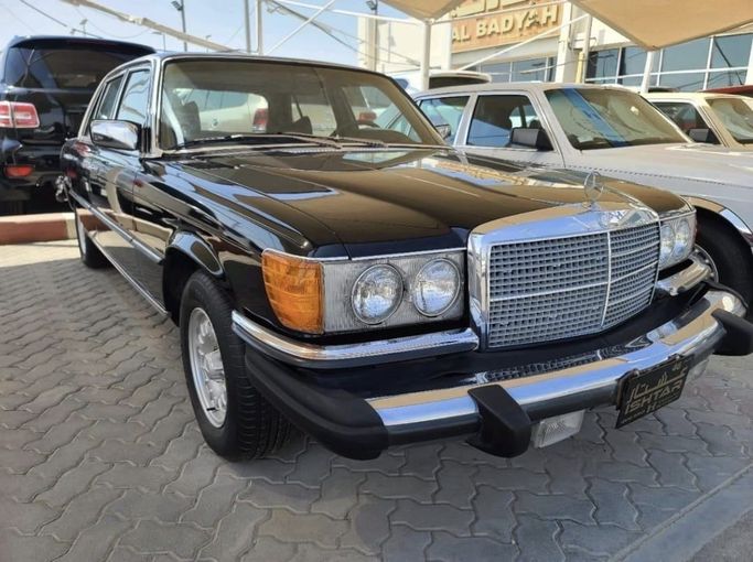 Used Mercedes-Benz S-Class 450 I (W116), 4.5 l, 1976 in Sharjah by Ishtar Used Cars, Black color. Other | AUTO.AE