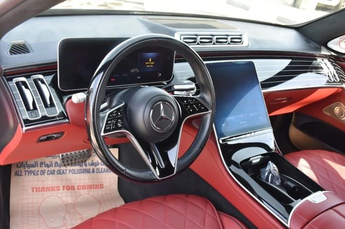 Подержанный Mercedes-Benz S-Class 580 4MATIC VII (W223), 4.0 л, 2022 в Шардже от Alfaris Used Cars Черный цвет. Other | AUTO.AE