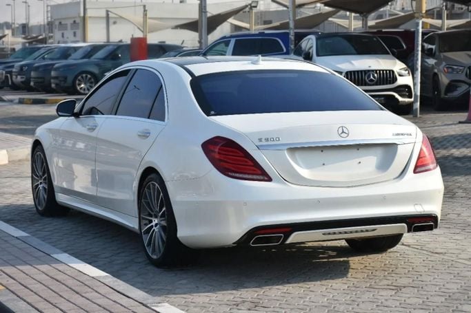 Used Mercedes-Benz S-Class 550 VI (W222, C217), 4.7 l, 2015 in Sharjah by Alfaris Used Cars, White color. Other | AUTO.AE