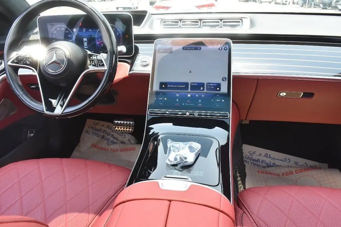 Used Mercedes-Benz S-Class 580 4MATIC VII (W223), 4.0 l, 2021 in Sharjah by Alfaris Used Cars, Black color. Other | AUTO.AE