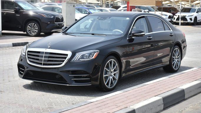 Подержанный Mercedes-Benz S-Class 450 VI (W222, C217) Рестайлинг, 3.0 л, 2018 в Шардже от Alfaris Used Cars Черный цвет. Other | AUTO.AE