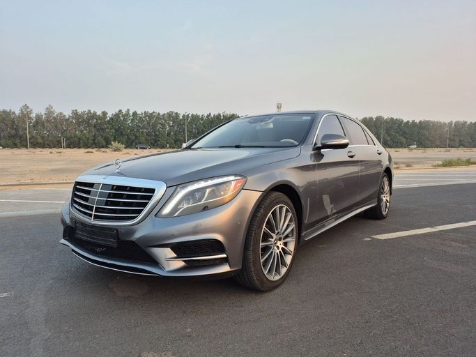 Used Mercedes-Benz S-Class 500 VI (W222, C217) Facelift, 3.0 l, 2017 in Sharjah by Al Sada used cars, Silver color. American Specs | AUTO.AE