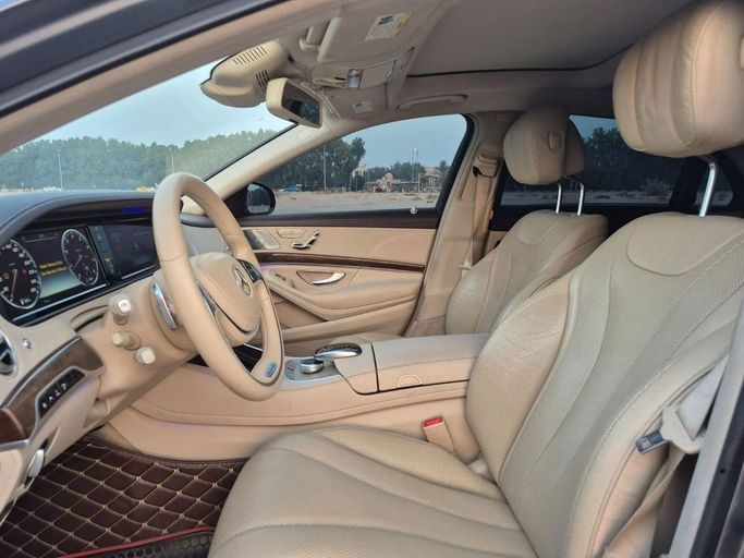 Used Mercedes-Benz S-Class 500 VI (W222, C217) Facelift, 3.0 l, 2017 in Sharjah by Al Sada used cars, Silver color. American Specs | AUTO.AE
