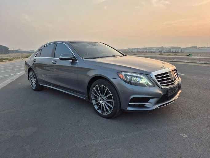Used Mercedes-Benz S-Class 500 VI (W222, C217) Facelift, 3.0 l, 2017 in Sharjah by Al Sada used cars, Silver color. American Specs | AUTO.AE