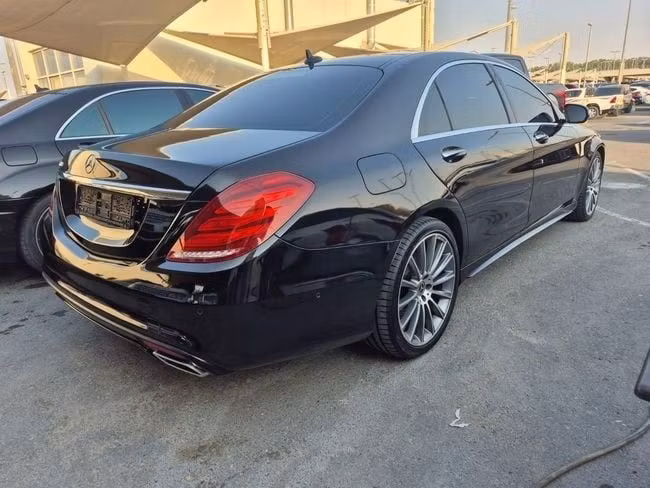 Used Mercedes-Benz S-Class 500 VI (W222, C217), 4.7 l, 2016 in Sharjah by Al Sada used cars, Black color. GCC Specs | AUTO.AE