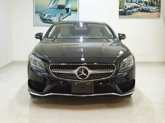 Used Mercedes-Benz S-Class 550 VI (W222, C217), 4.7 l, 2015 in Sharjah by Al Rukn Al Masie Used Cars, Black color. Japanese Specs | AUTO.AE
