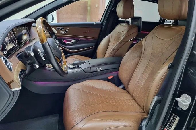 Used Mercedes-Benz S-Class 500/550 Long VI (W222, C217), 4.7 l, 2014 in Sharjah by Al Rukn Al Masie Used Cars, Black color. Japanese Specs | AUTO.AE