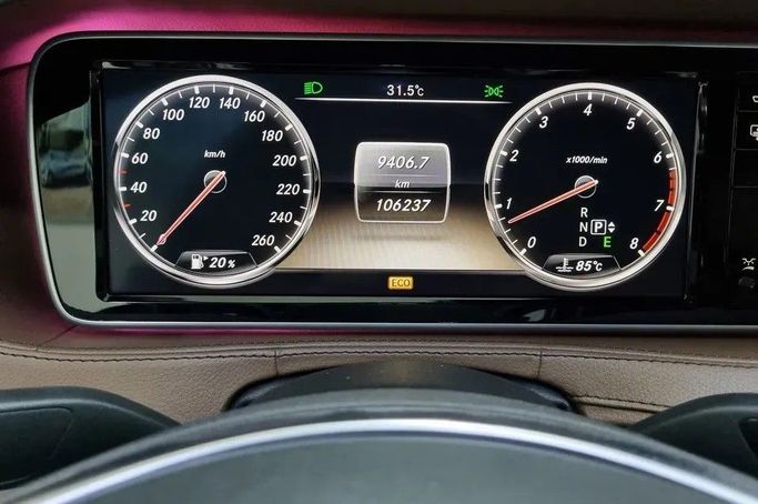 Used Mercedes-Benz S-Class 500/550 Long VI (W222, C217), 4.7 l, 2014 in Sharjah by Al Rukn Al Masie Used Cars, Black color. Japanese Specs | AUTO.AE