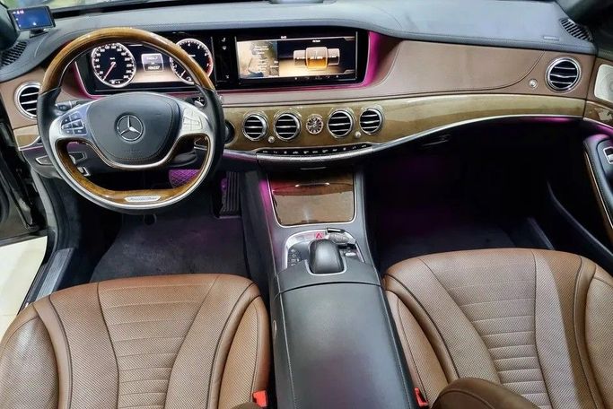 Used Mercedes-Benz S-Class 500/550 Long VI (W222, C217), 4.7 l, 2014 in Sharjah by Al Rukn Al Masie Used Cars, Black color. Japanese Specs | AUTO.AE