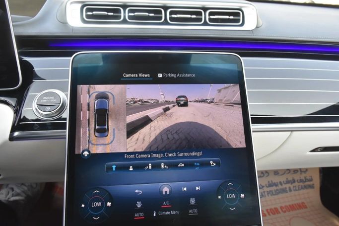 Used Mercedes-Benz S-Class 580 4MATIC VII (W223), 4.0 l, 2021 in Sharjah by Alfaris Used Cars, Black color. Other | AUTO.AE