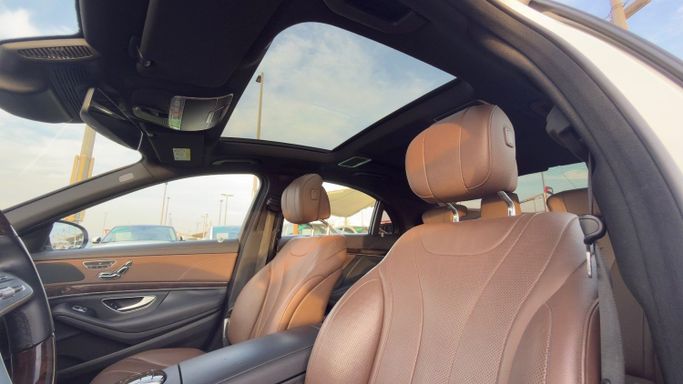 Used Mercedes-Benz S-Class 450 VI (W222, C217) Facelift, 3.0 l, 2019 in Sharjah by Badar Used Cars, White color. GCC Specs | AUTO.AE
