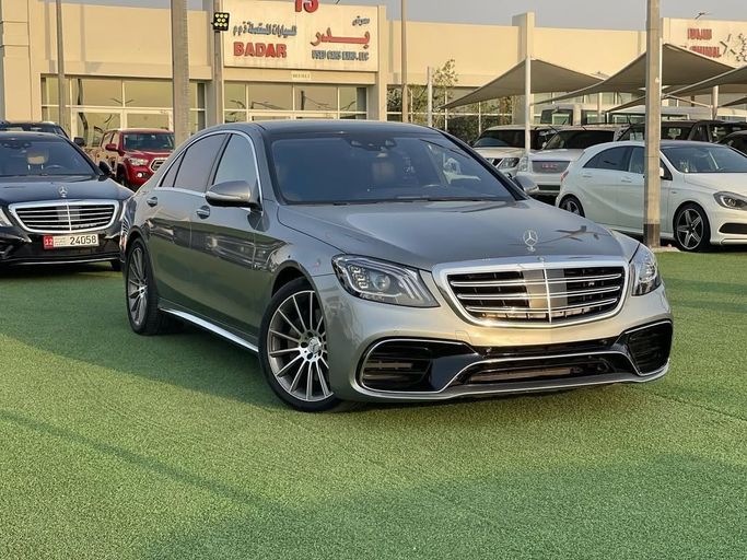 Подержанный Mercedes-Benz S-Class 500 VI (W222, C217), 4.7 л, 2015 в Шардже от Badar Used Cars Серебристый цвет.  | AUTO.AE