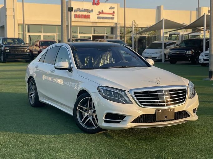 Used Mercedes-Benz S-Class 400 VI (W222, C217), 3.5 l, 2015 in Sharjah by Badar Used Cars, White color.  | AUTO.AE