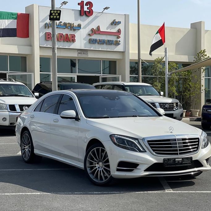 Used Mercedes-Benz S-Class 500/550 Long VI (W222, C217), 4.7 l, 2015 in Sharjah by Badar Used Cars, White color.  | AUTO.AE