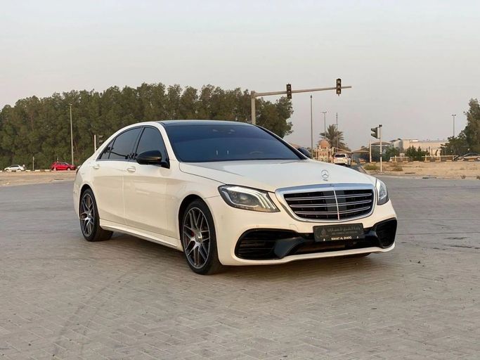 Used Mercedes-Benz S-Class 400 Long VI (W222, C217), 3.0 l, 2015 in Sharjah by Wahat Al Sharq  Car Showroom, White color. GCC Specs | AUTO.AE