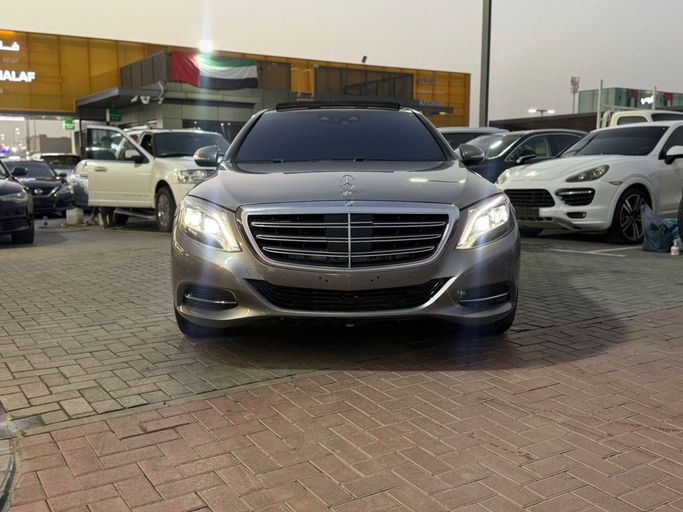 Used Mercedes-Benz S-Class 550 VI (W222, C217), 4.7 l, 2016 in Sharjah by FAROUK KHALAF, Grey color. GCC Specs | AUTO.AE | Listing #266238