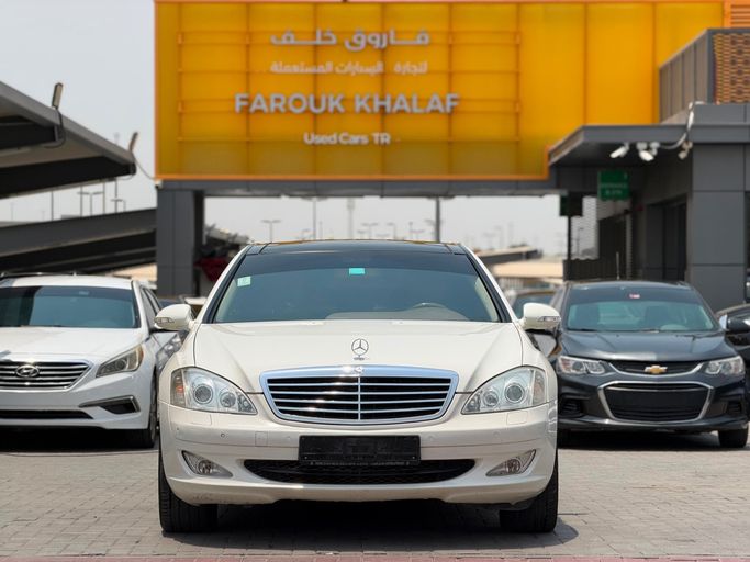 Подержанный Mercedes-Benz S-Class 350 Long V (W221), 3.5 л, 2008 в ОАЭ, Шарджа от FAROUK KHALAF Белый цвет. GCC | AUTO.AE | Объявление #274572