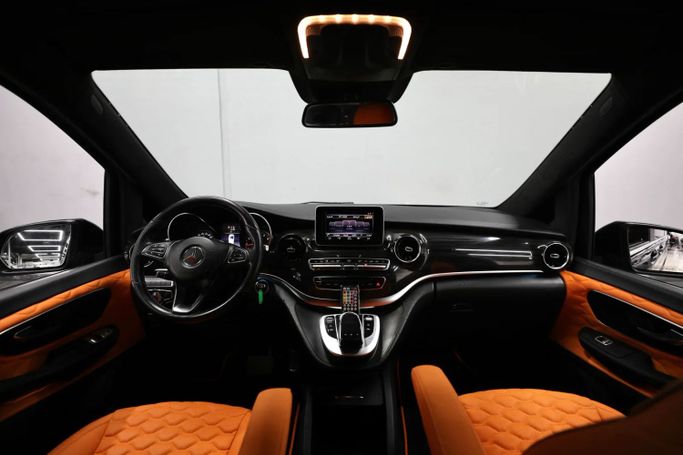 Used Mercedes-Benz V-Class 250 III (W447) Facelift, 2.0 l, 2020 in Sharjah by Al Qassem Cars Trading, Navy Blue color. GCC Specs | AUTO.AE