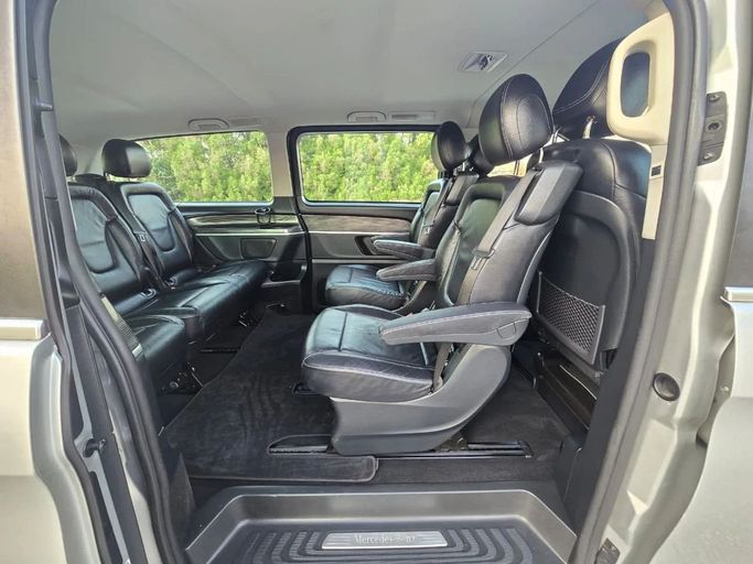 Подержанный Mercedes-Benz V-Class 250 III (W447) Рестайлинг, 2.0 л, 2021 в Шардже от Al Jana Used Cars Серебристый цвет. GCC | AUTO.AE