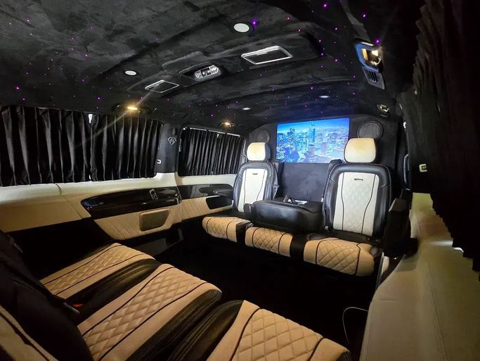 Used Mercedes-Benz V-Class 250 III (W447) Facelift, 2.0 l, 2019 in Sharjah by Al Luluah Al Baithaa, Black color. GCC Specs | AUTO.AE