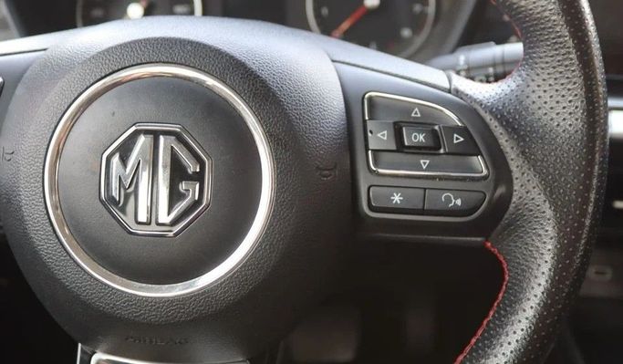 Used MG 5 II, 1.5 l, 2022 in Sharjah by Al Sayed Khamis Used Cars, White color. GCC Specs | AUTO.AE