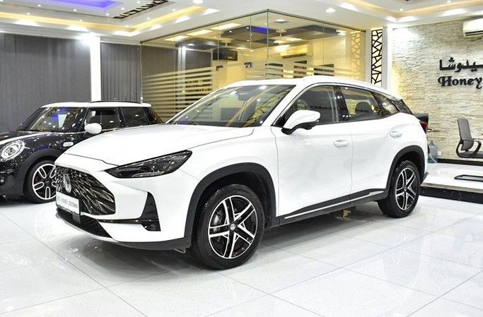 Used MG One, 1.5 l, 2021 in Sharjah by Honey Gidosha Used Cars Tr., White color.  | AUTO.AE