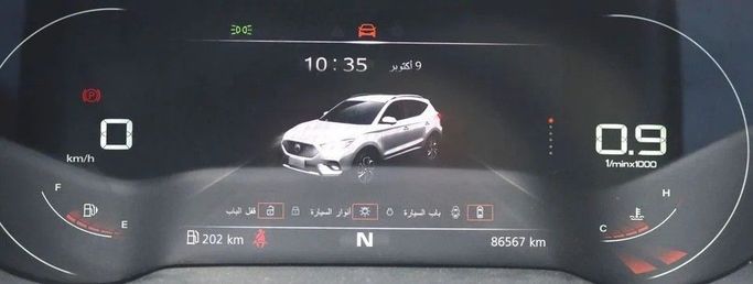 Подержанный MG ZS II Рестайлинг, 1.5 л, 2023 в Шардже от Al Sayed Khamis Used Cars Черный цвет. GCC | AUTO.AE