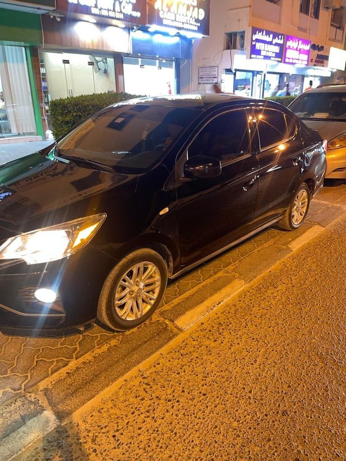 Mitsubishi Attrage أنا فيس ليفت, 2024  سيدان للتأجير في في الشارقة من AL AMJAD RENT A CAR، اللون أسود | AUTO.AE | إعلان #1704