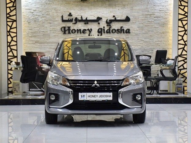Used Mitsubishi Attrage I Facelift, 1.2 l, 2022 in Sharjah by Honey Gidosha Used Cars Tr., Grey color.  | AUTO.AE
