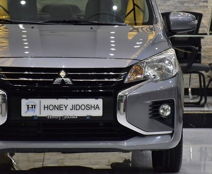 Used Mitsubishi Attrage I Facelift, 1.2 l, 2022 in Sharjah by Honey Gidosha Used Cars Tr., Grey color.  | AUTO.AE